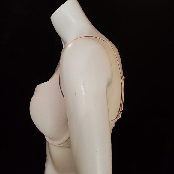 Pink Victoria's Secret Campus Lightly Lined Cream Bra (34C) - Picture 4 of 6